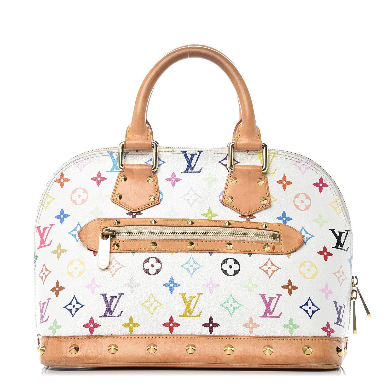 Louis Vuitton Monogram Multicolor Alma White 1 of 14