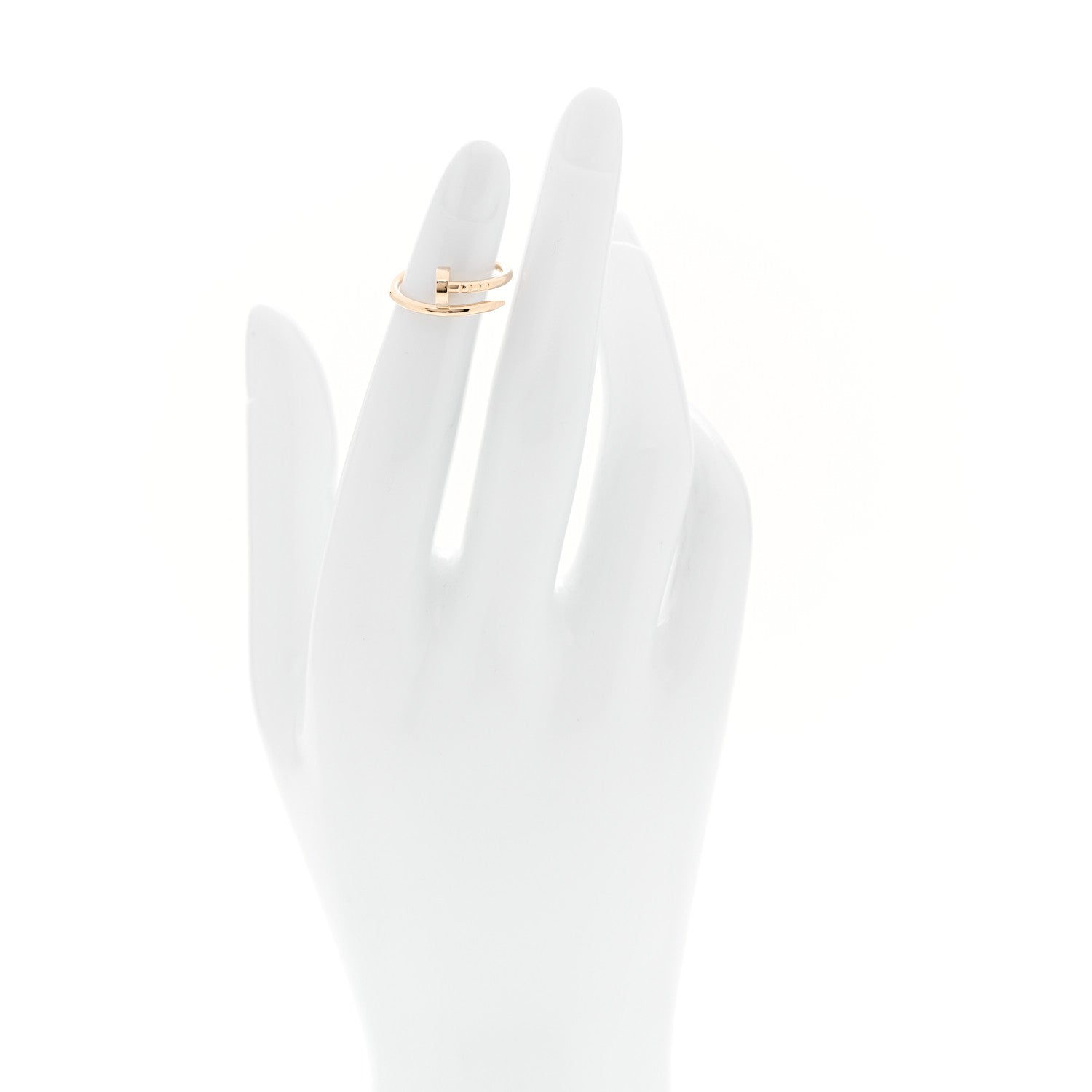 Cartier 18K Yellow Gold Small Juste Un Clou Ring 46 3.75 2 of 6