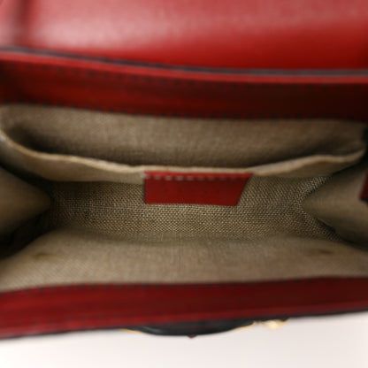 Gucci Soft Microguccissima Mini Emily Chain Shoulder Bag Rosso 5 of 13