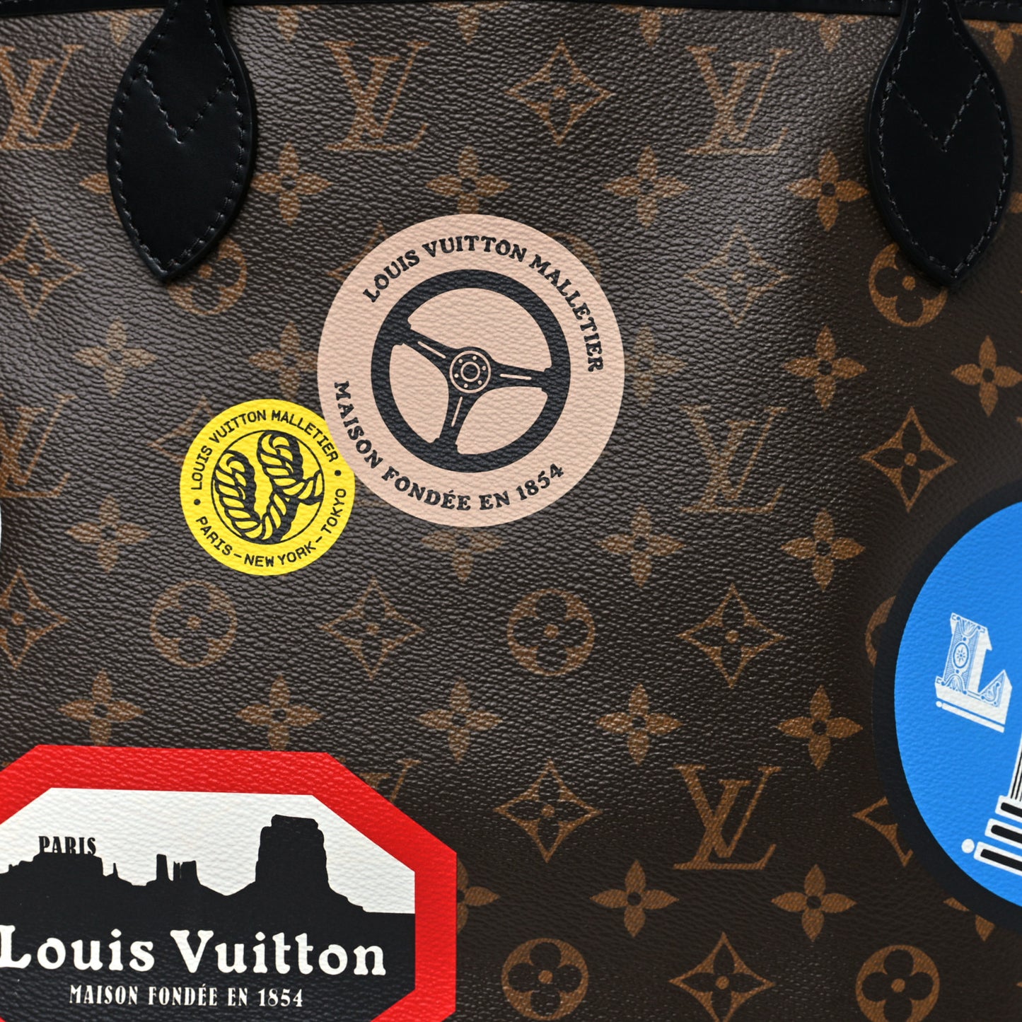 Monogram World Tour Neverfull MM