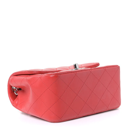Chanel Lambskin Quilted Mini Square Flap Red 3 of 14