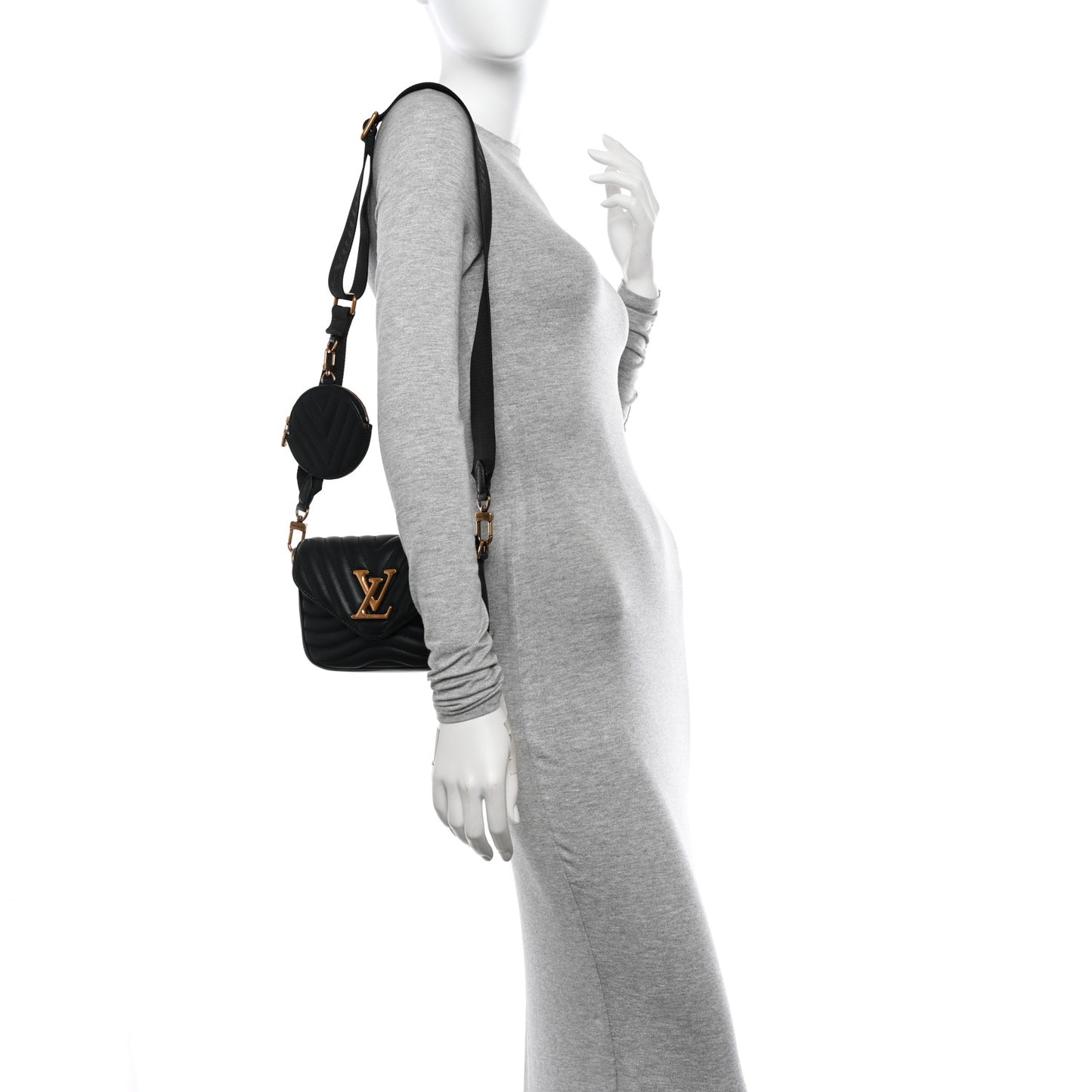 Calfskin New Wave Multi Pochette Black