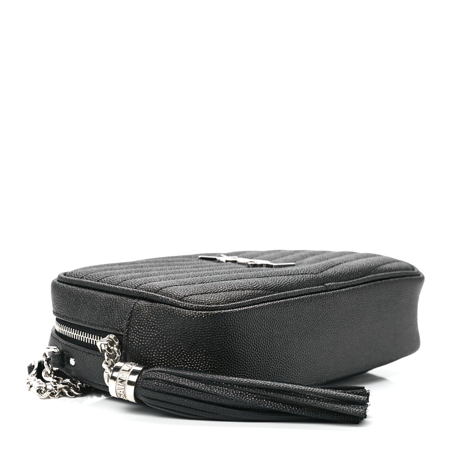 Grain De Poudre Matelasse Monogram Mini Lou Camera Bag Black