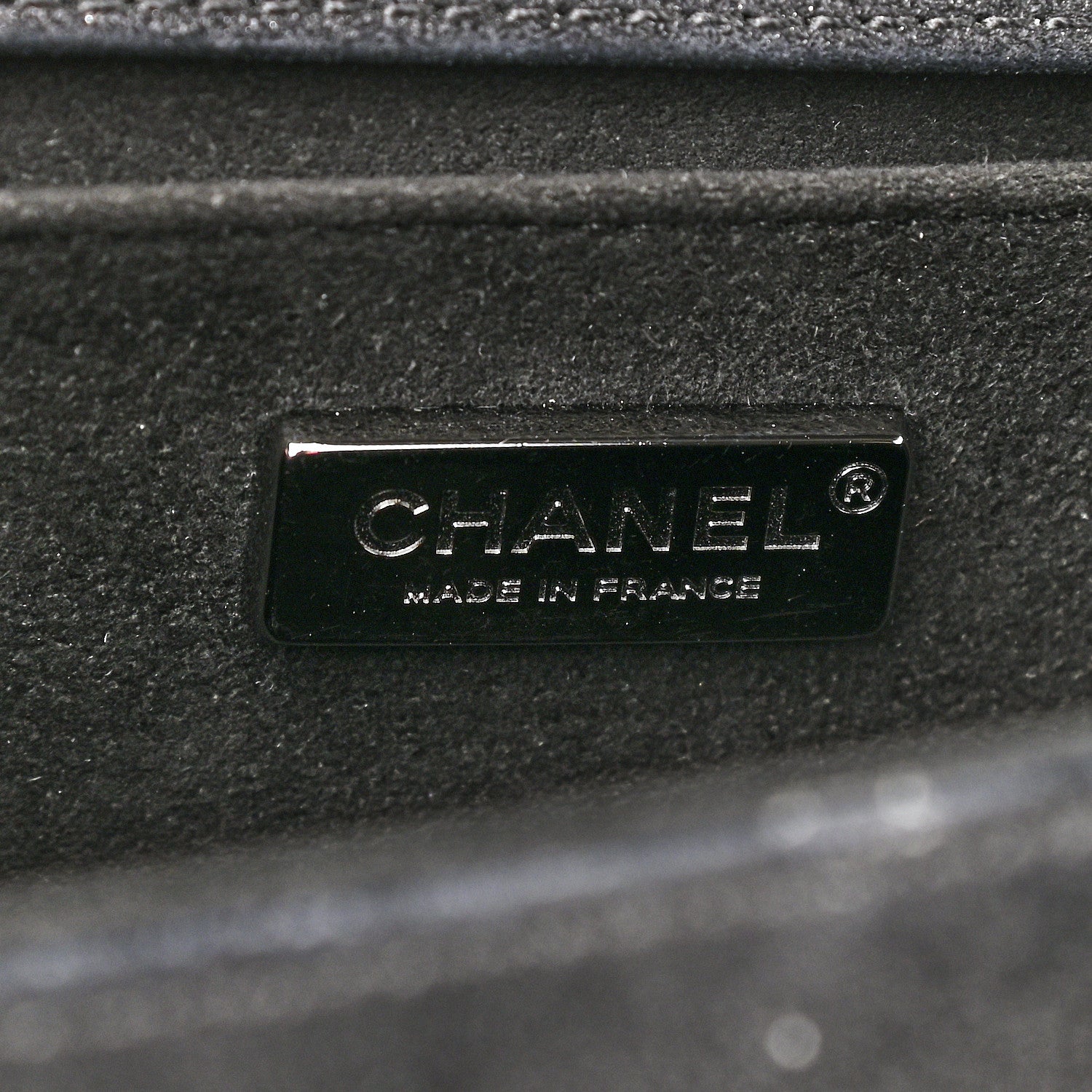 Chanel Patent Iridescent Calfskin Sequin Medium Boy Flap Bag Black 5 of 9