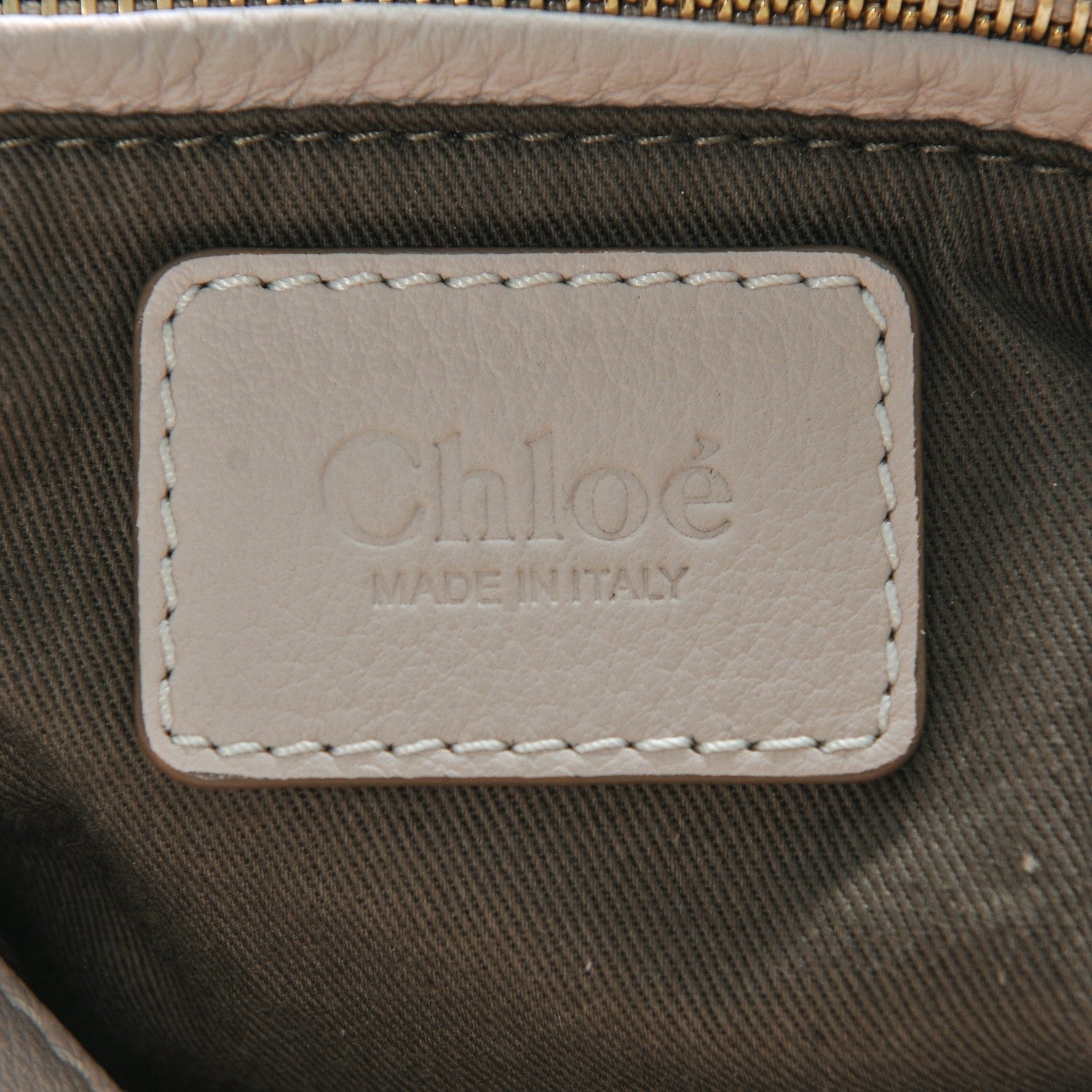 Chloe Calfskin Medium Marcie Satchel Abstract White 6 of 6