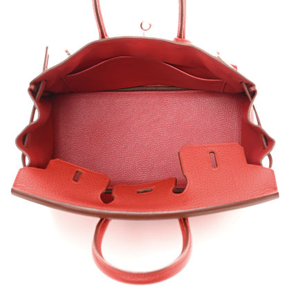 Hermes Togo Birkin 25 Vermillion 5 of 14
