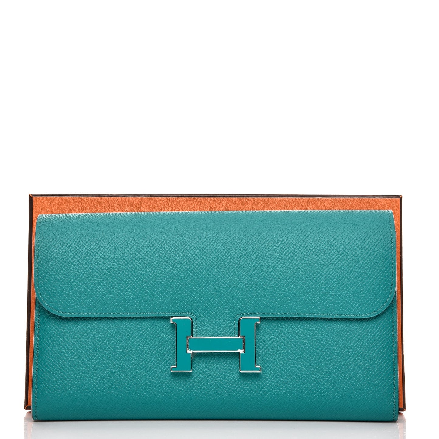 Epsom Constance Long Wallet Bleu Paon