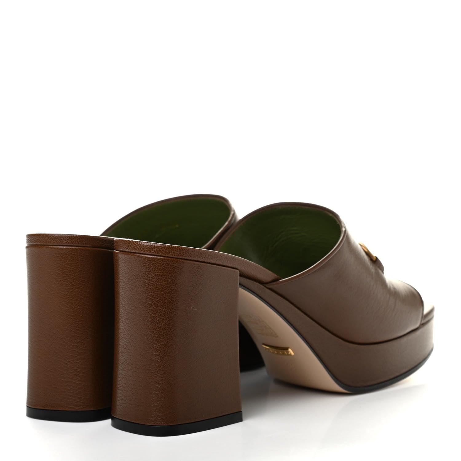 Gucci Granada Kid Houdan Platform Slide Sandals 39 Brown Sugar 4 of 8