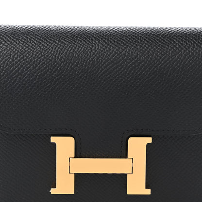Hermes Epsom Constance Slim Wallet Black 10 of 11