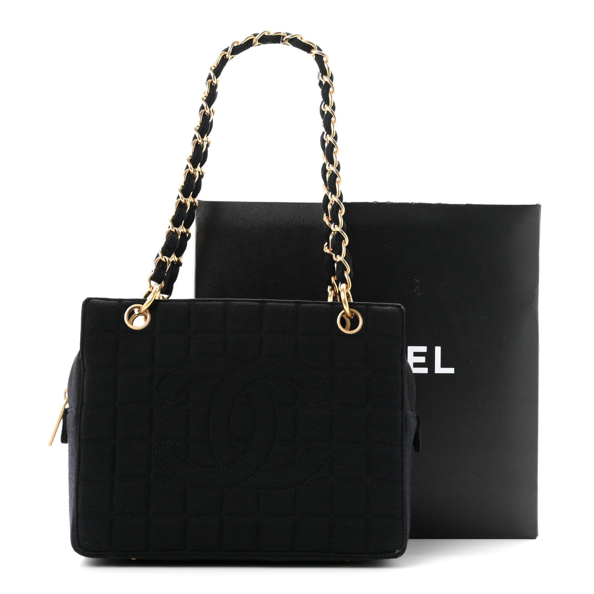 Jersey Quilted Petite Timeless Tote PTT Black
