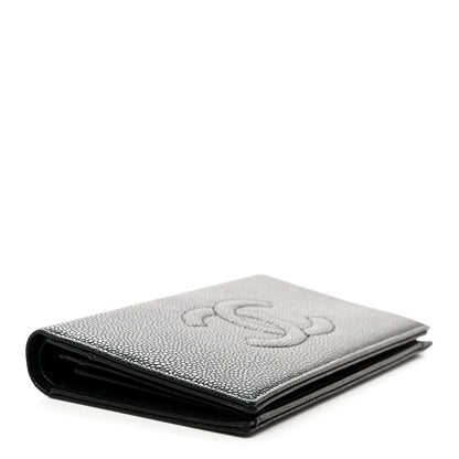 Chanel Caviar Timeless CC Yen Wallet Black 4 of 9