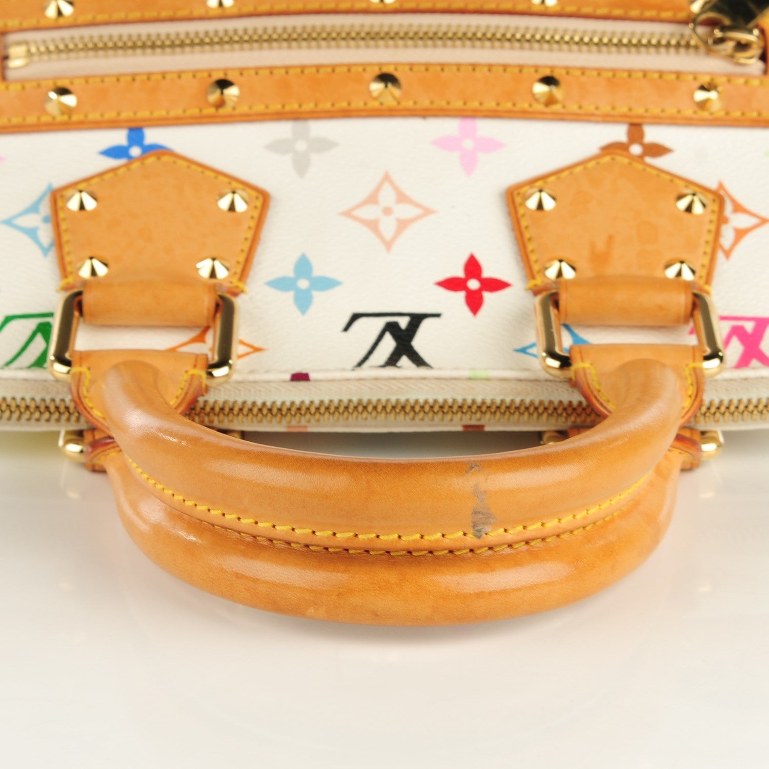 Louis Vuitton Monogram Multicolor Alma White 7 of 12