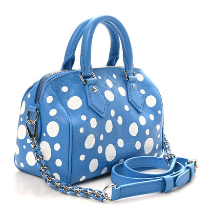 Louis Vuitton LV X YK Empreinte Speedy Bandouliere 20 Blue White 3 of 9