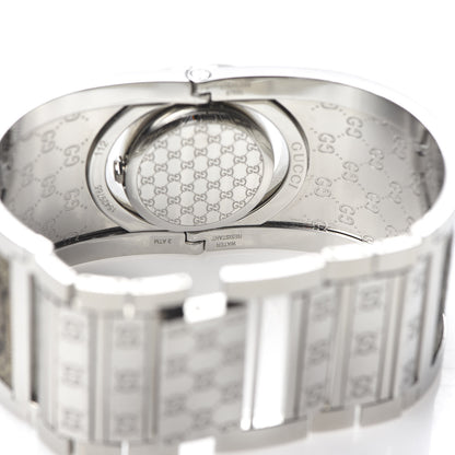 Gucci Stainless Steel Canvas Mother of Pearl 33mm Twirl Monogram Quartz Watch 6 of 8