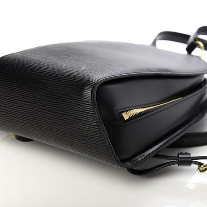 Louis Vuitton Epi Mabillon Backpack Black 7 of 9