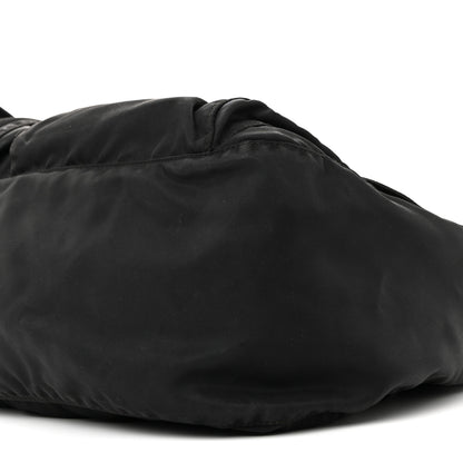 Prada Tessuto Nylon Saffiano Vela Messenger Bag Black 9 of 15