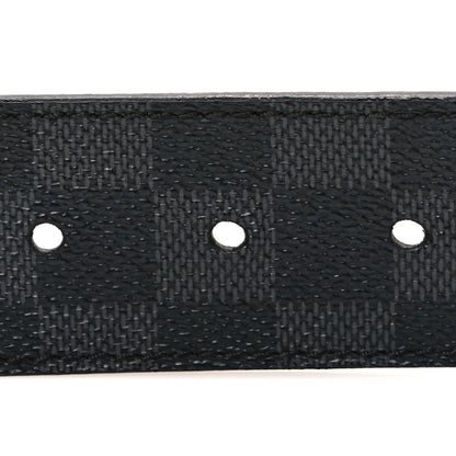 Louis Vuitton Damier Graphite 40mm LV Initiales Belt 95 38 3 of 7