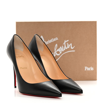 Christian Louboutin Shiny Nappa Kate 100 Pumps 38.5 Black 10 of 10