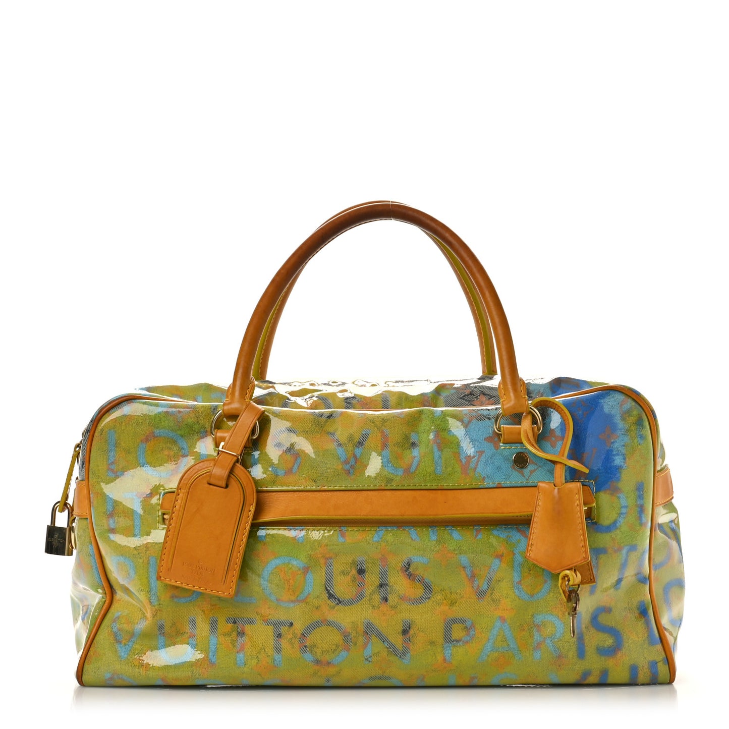 Monogram Pulp Defile Weekender PM Yellow