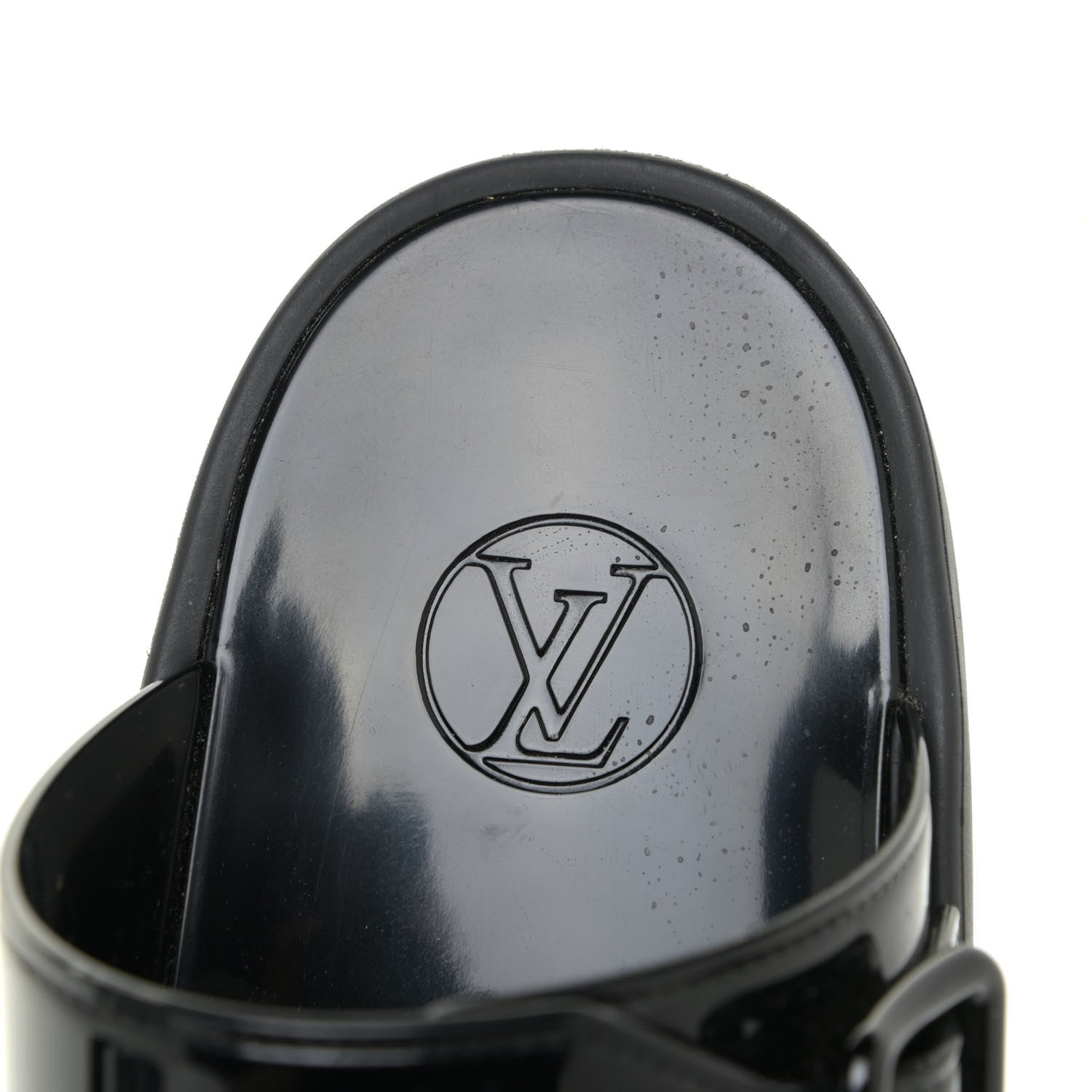 Louis Vuitton Monogram Sunbath Flat Mule Sandals 38 Black 11 of 12