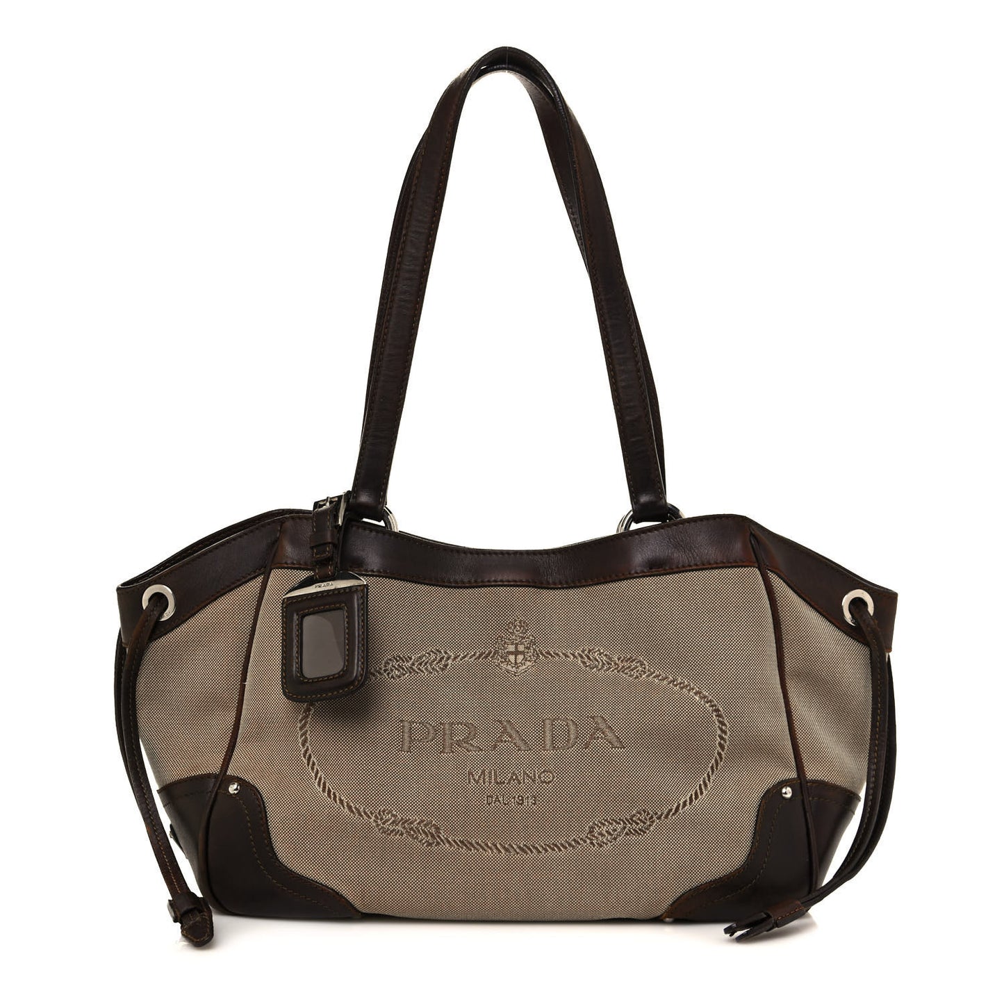 Jacquard Logo Tote Corda Moro