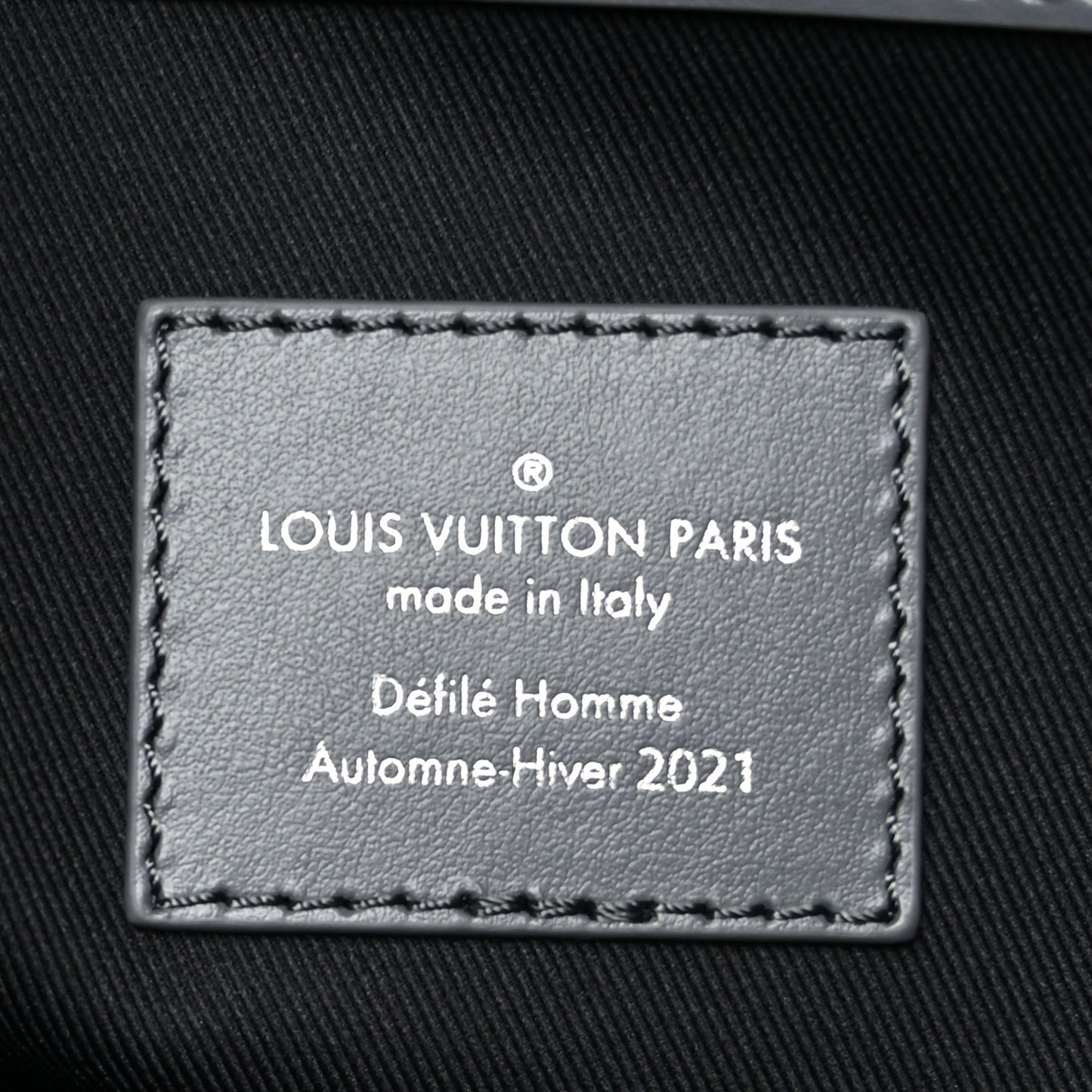 Wool Cotton Monogram Jacquard Embroidered LV Felt Keepall Bandouliere 50 Gris