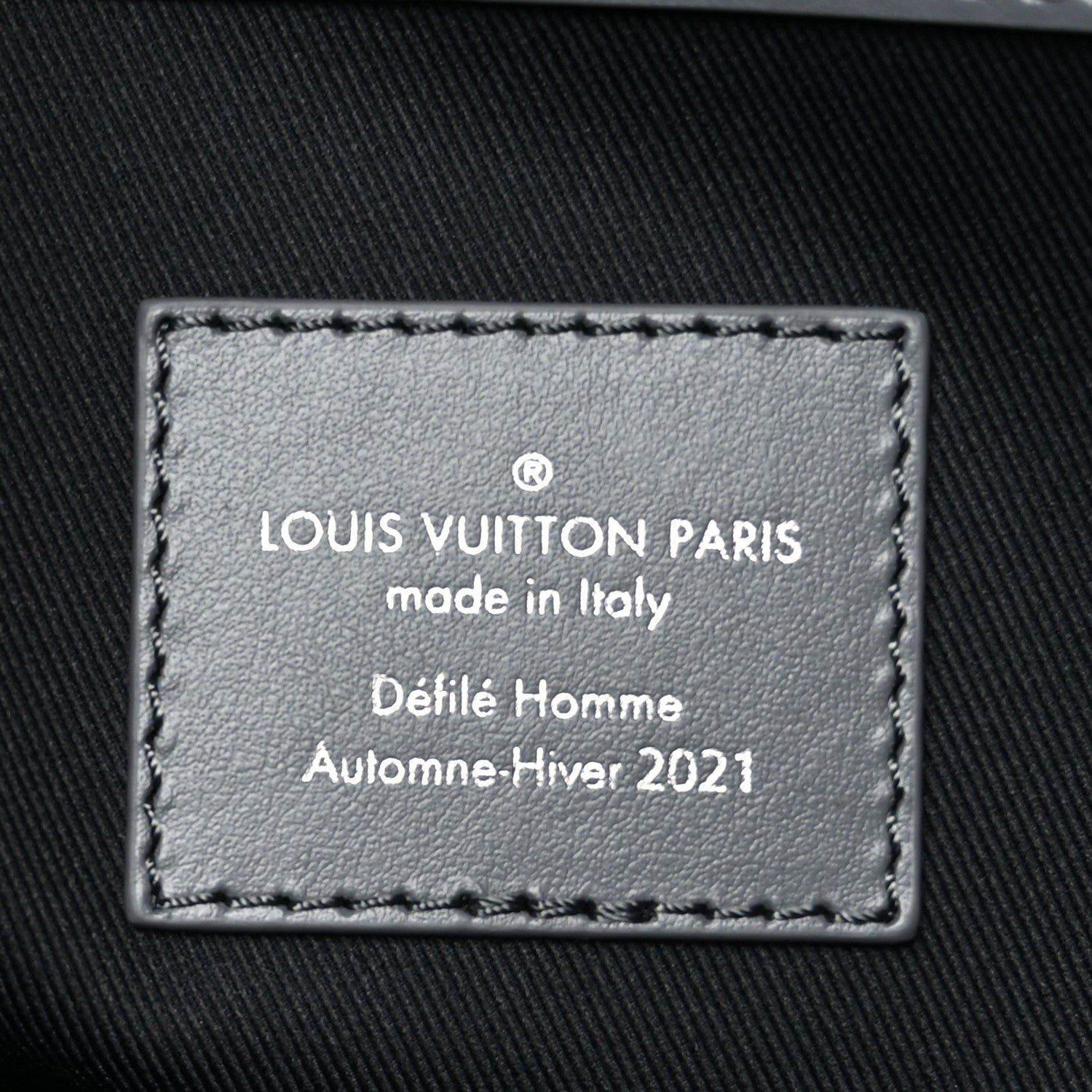 Louis Vuitton Wool Cotton Monogram Jacquard Embroidered LV Felt Keepall Bandouliere 50 Gris 5 of 10