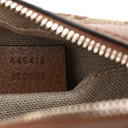 Gucci Monogram Mini Bree Messenger Bag Beige Tabacco 7 of 9