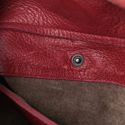 Bottega Veneta Cervo Deerskin Large Hobo Scarlet 12 of 12