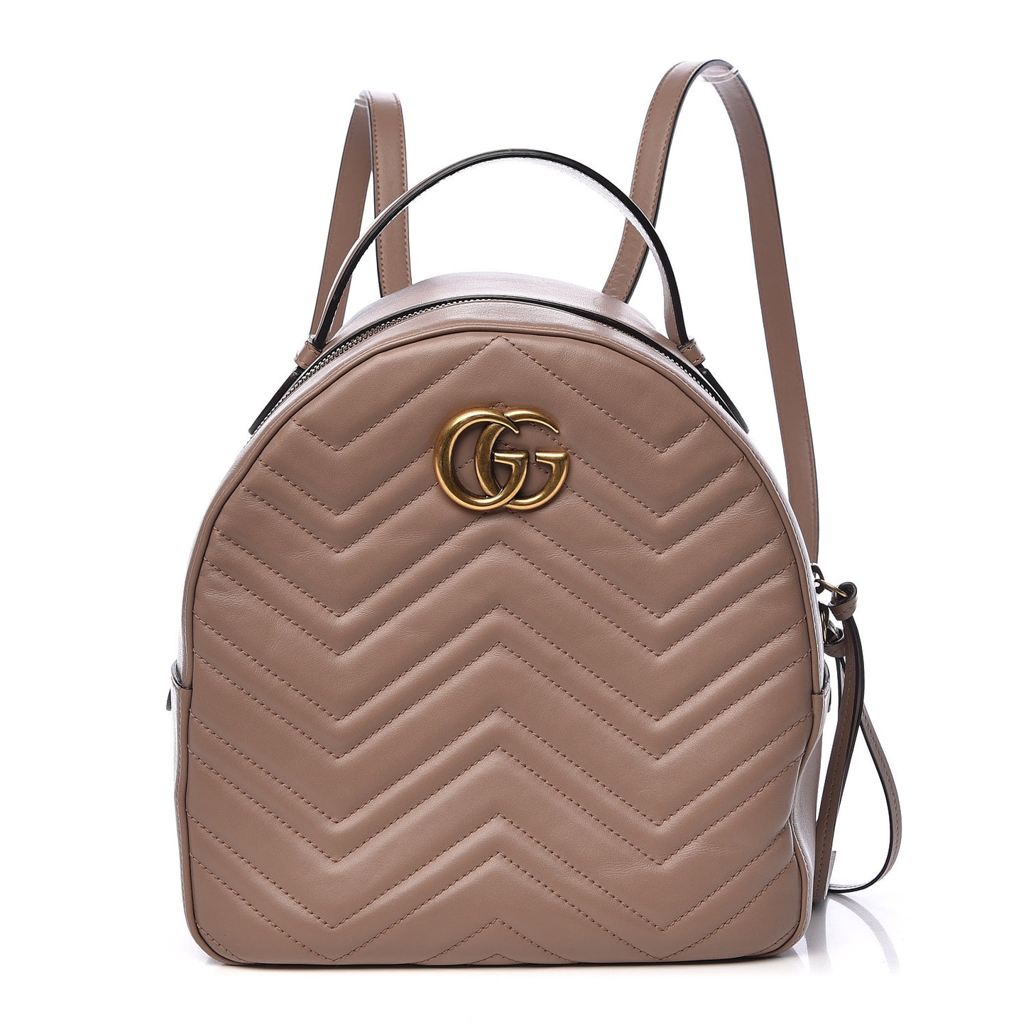 Calfskin Matelasse GG Marmont Backpack Porcelain Rose
