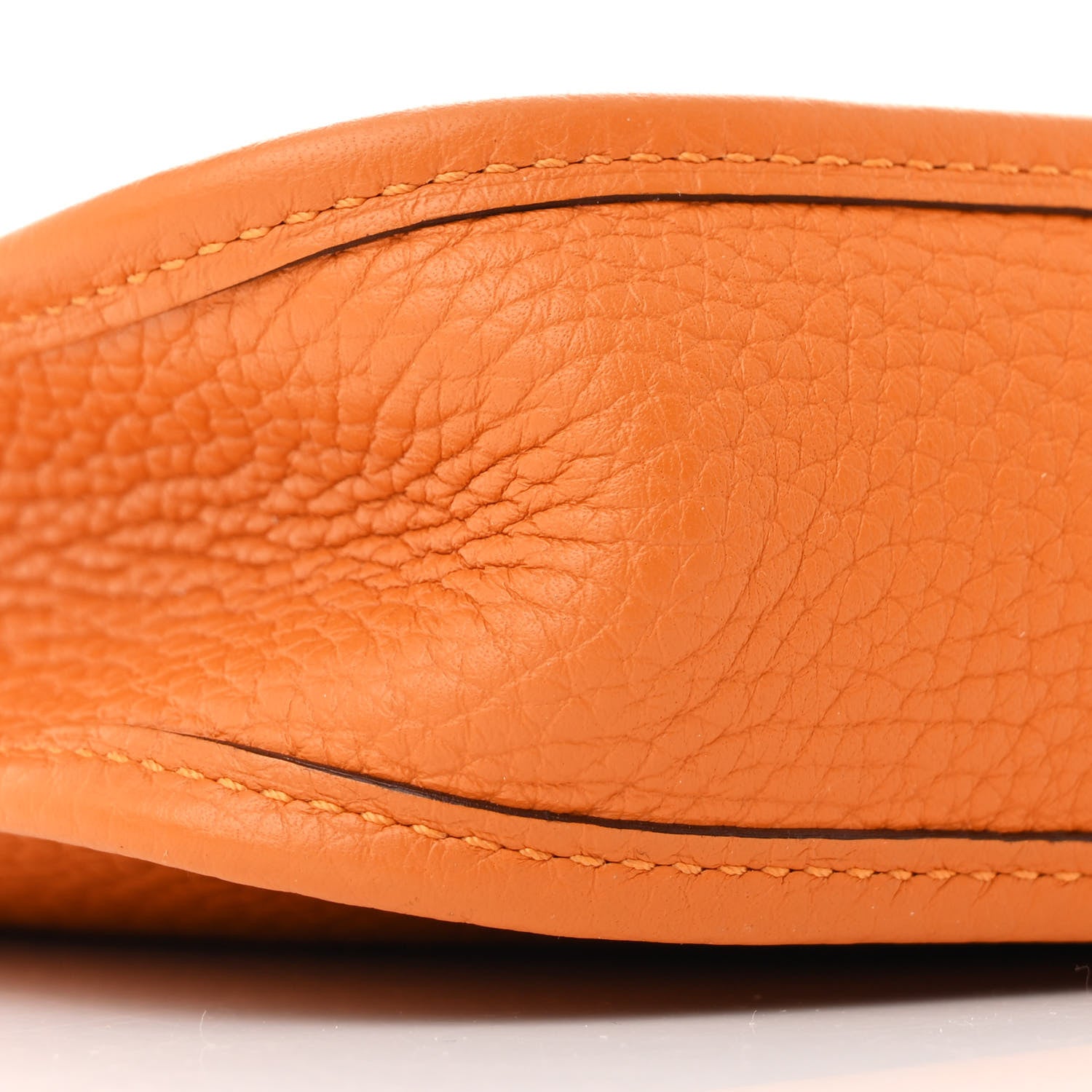 Hermes Taurillon Clemence Evelyne TPM Abricot 9 of 12