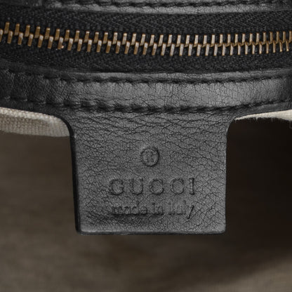Gucci Calfskin Bamboo Handle Tote Black 6 of 7