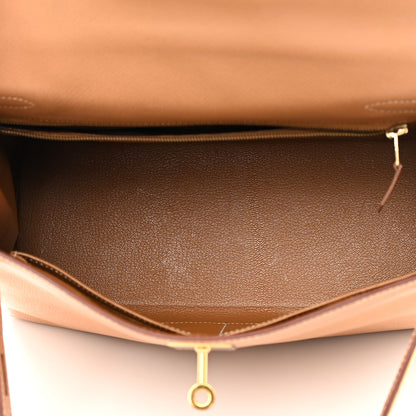 Hermes Courchevel Kelly Retourne 28 Naturelle 5 of 19