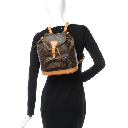Louis Vuitton Monogram Montsouris MM Backpack 2 of 11
