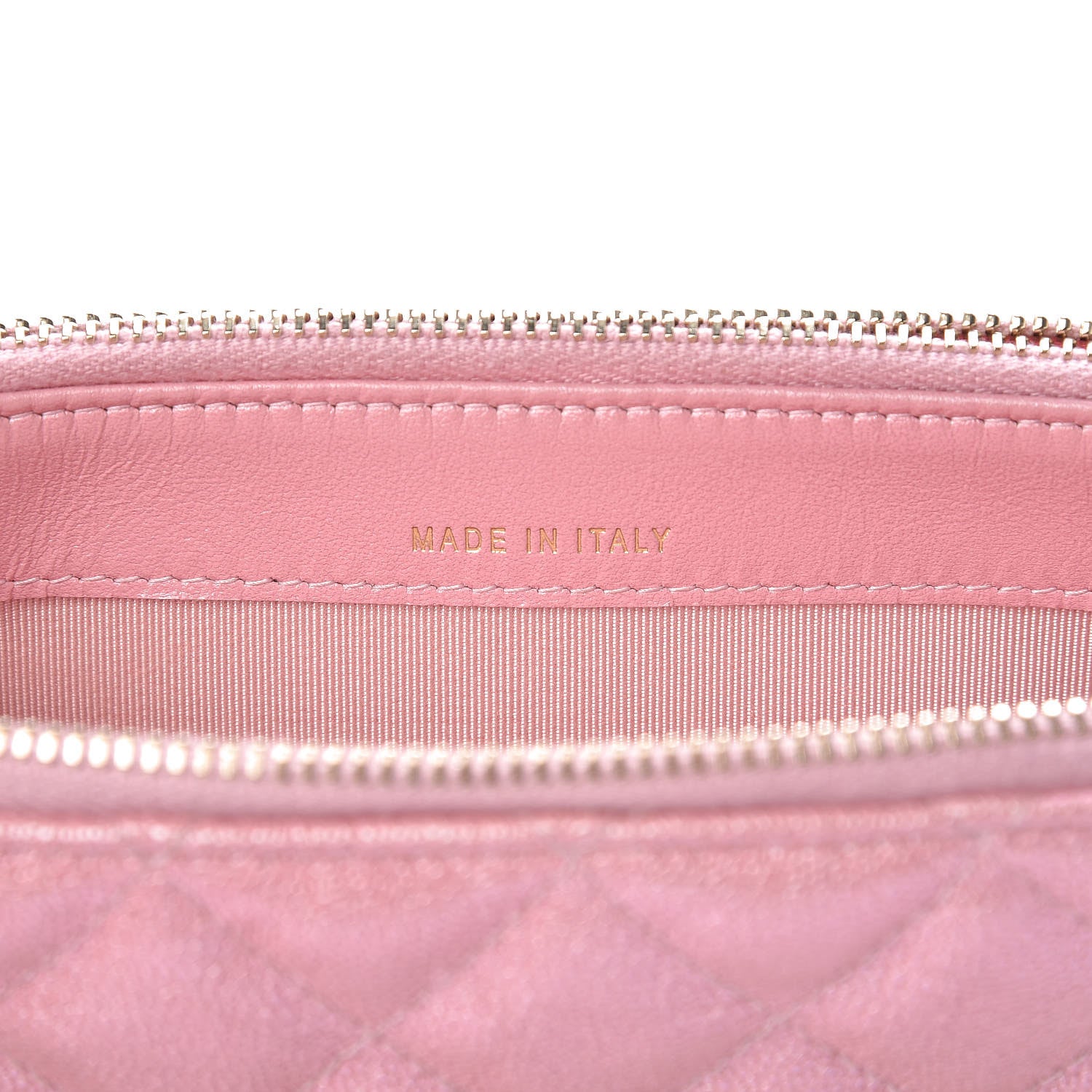 Chanel Iridescent Caviar Quilted Clutch With Chain Rose 9 of 13