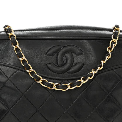 Chanel Lambskin Quilted Tassel Camera Case Black 8 of 10