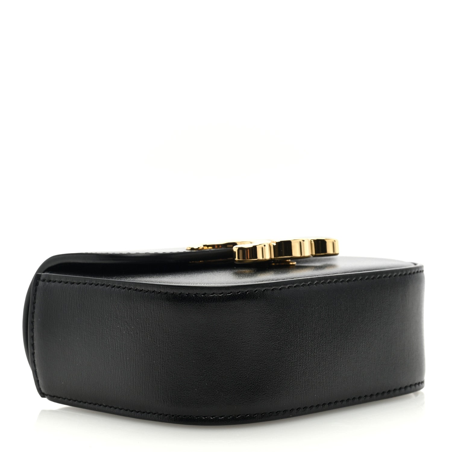 Celine Shiny Calfskin Mini Triomphe Black 4 of 9