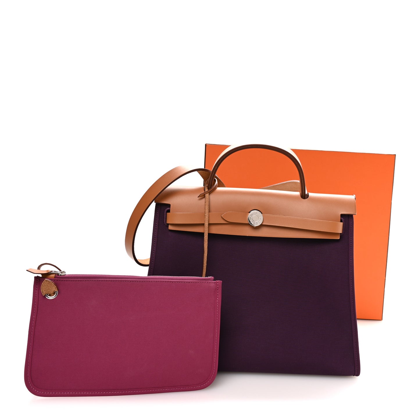 Toile Vache Hunter Herbag Zip 31 PM Cassis Fauve