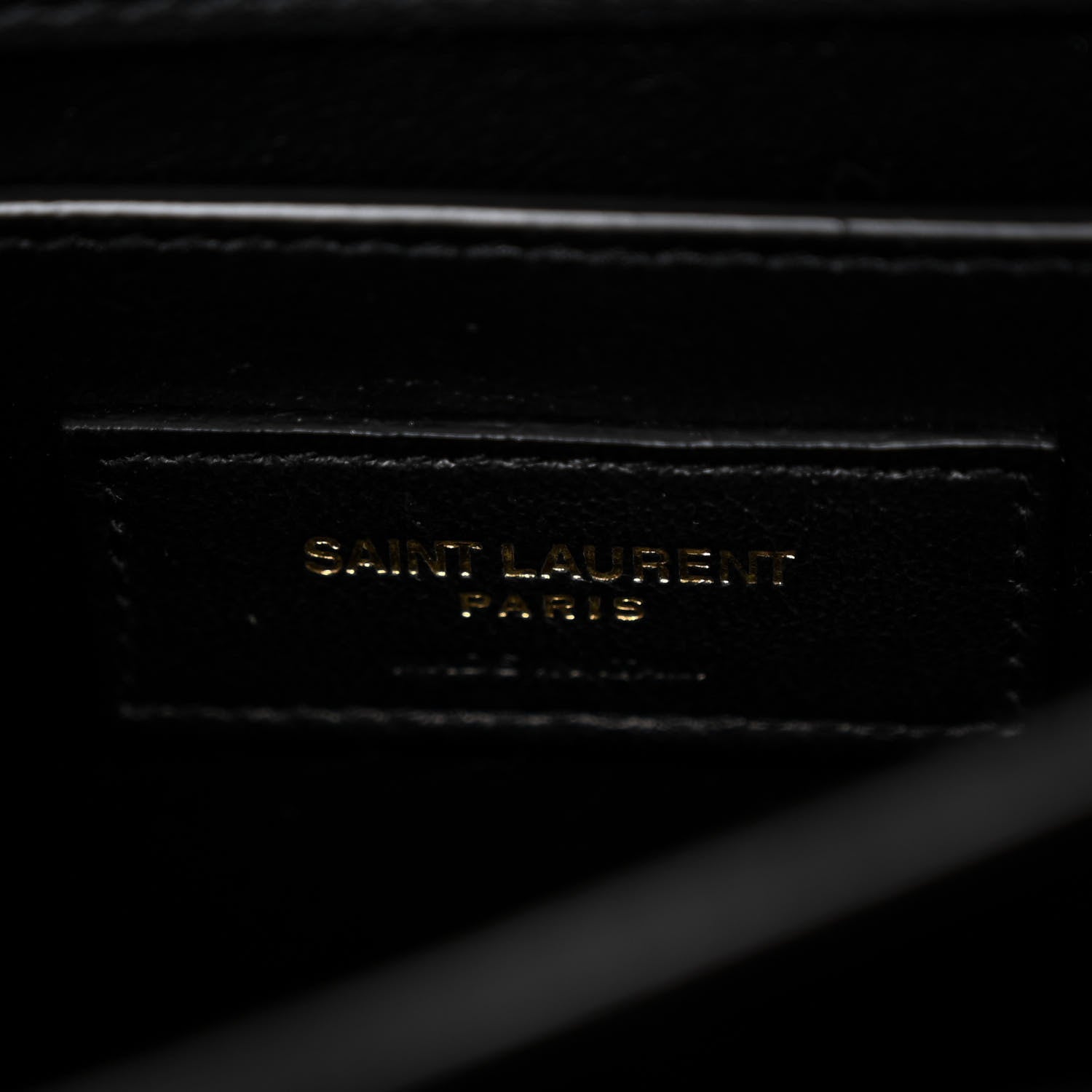 Saint Laurent Coated Bark Calfskin Medium Monogram Sunset Black 6 of 9