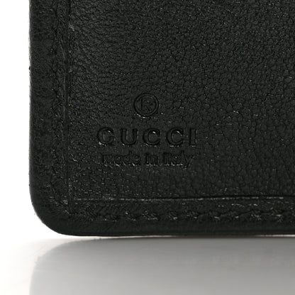 Gucci Sakai Be Green Calfskin Diagonal Stitched Blondie Travel Wallet Black 6 of 12