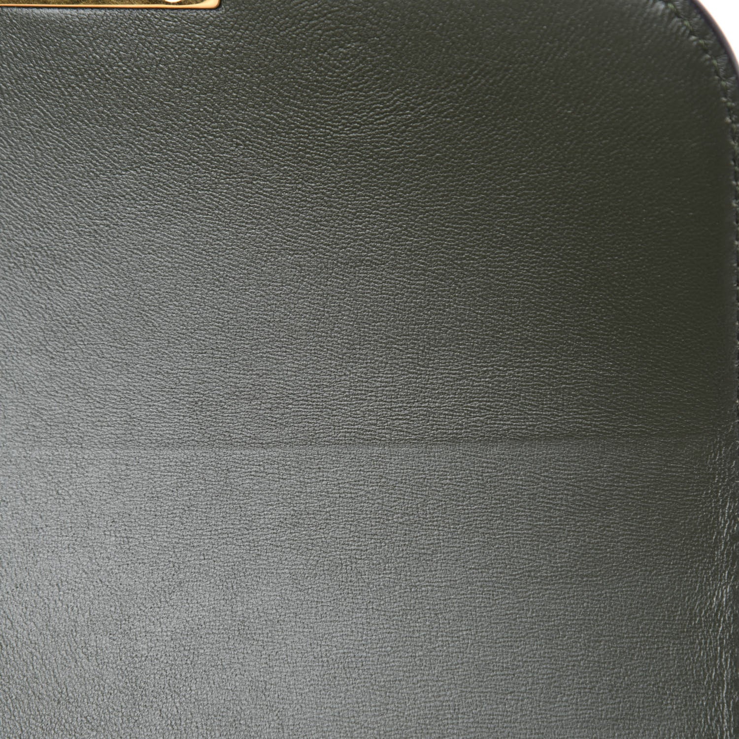 Celine Shiny Calfskin Medium Triomphe Dark Olive 8 of 14