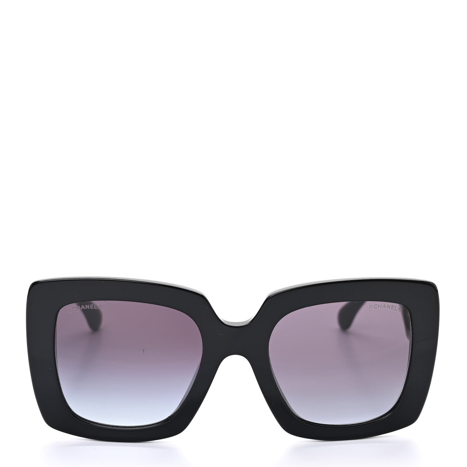 Chanel Acetate Calfskin Square Sunglasses 5474-Q-A Black 2 of 8