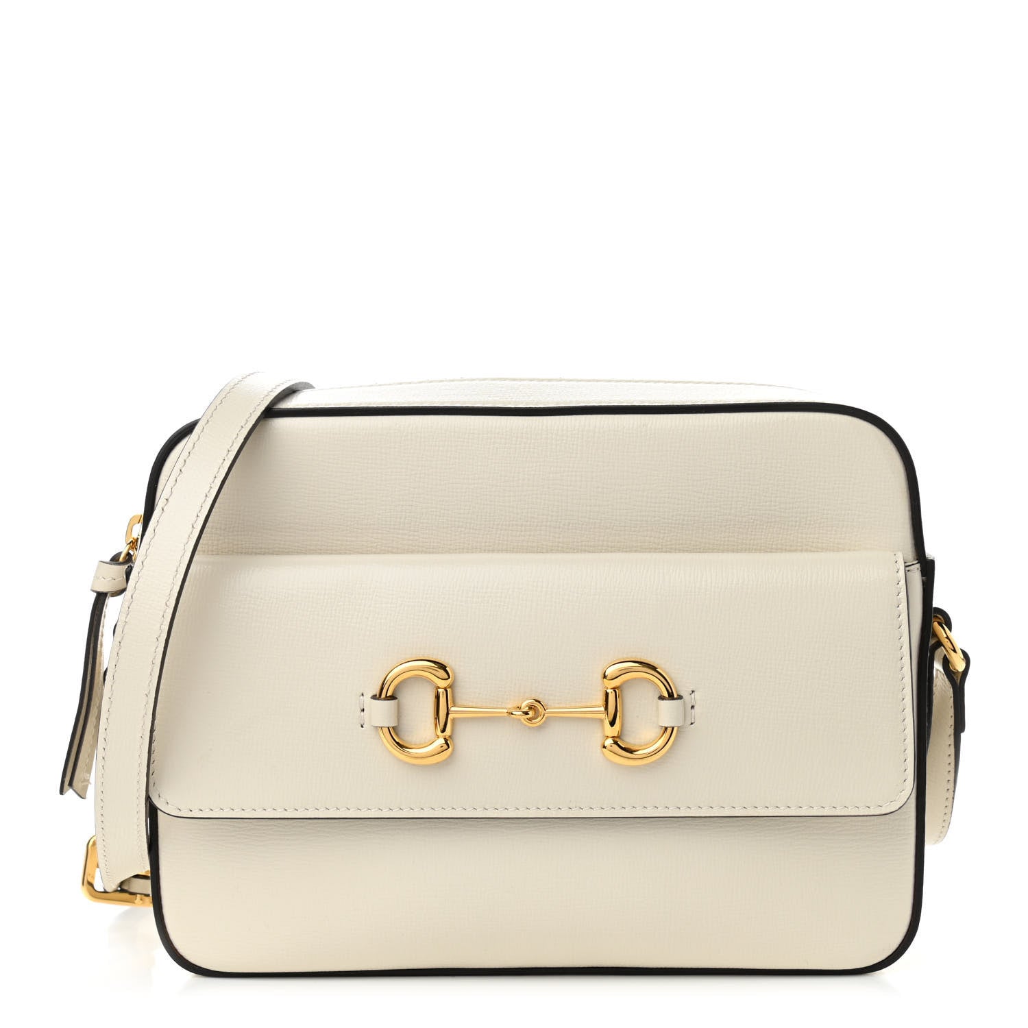 Gucci Azalea Calfskin Small Horsebit 1955 Shoulder Bag Mystic White 1 of 13