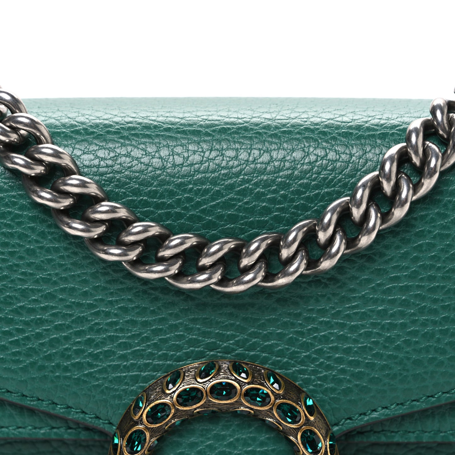 Calfskin Mini Dionysus Shoulder Bag Emerald