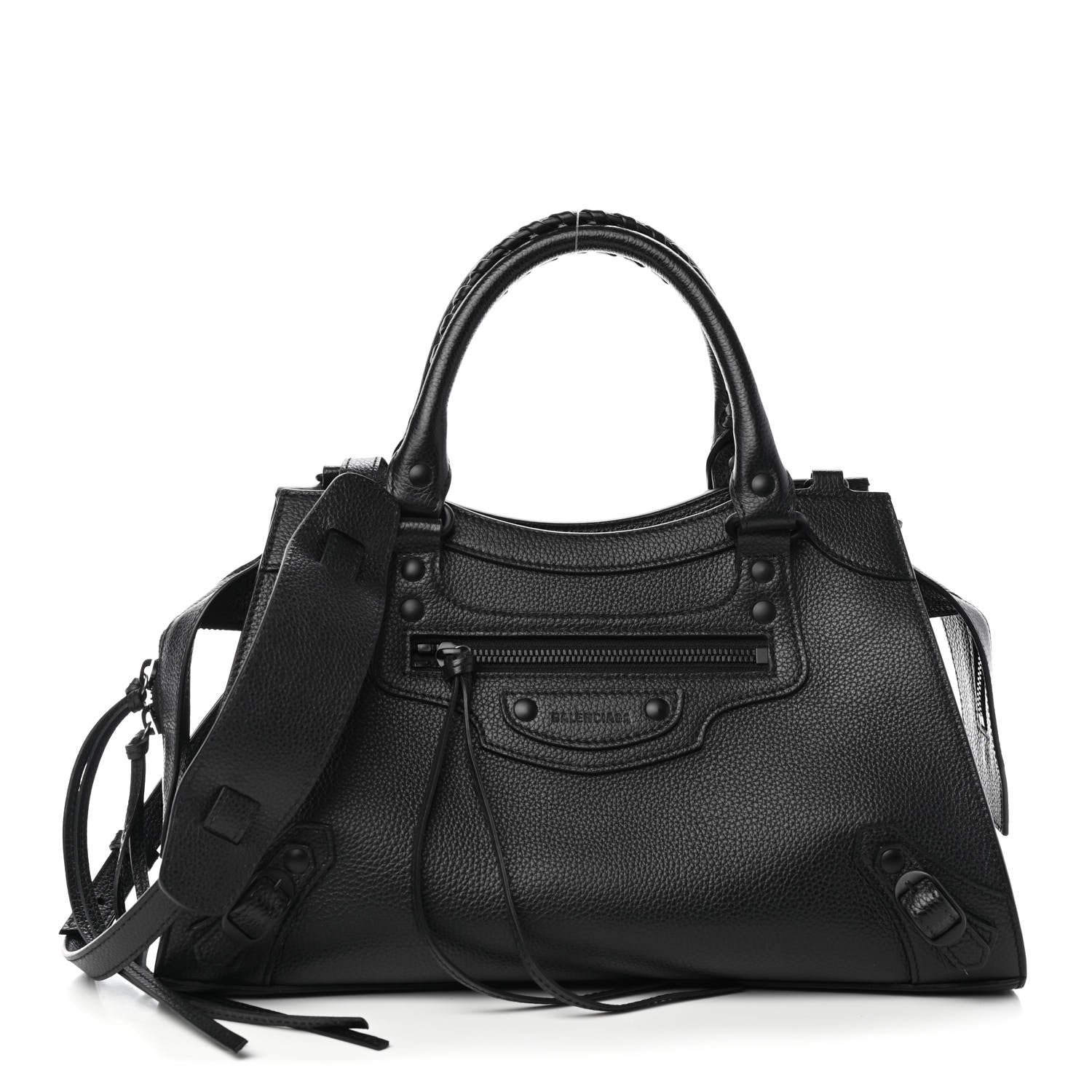 Balenciaga Grained Calfskin Neo Classic Black Hardware S City Black 1 of 8