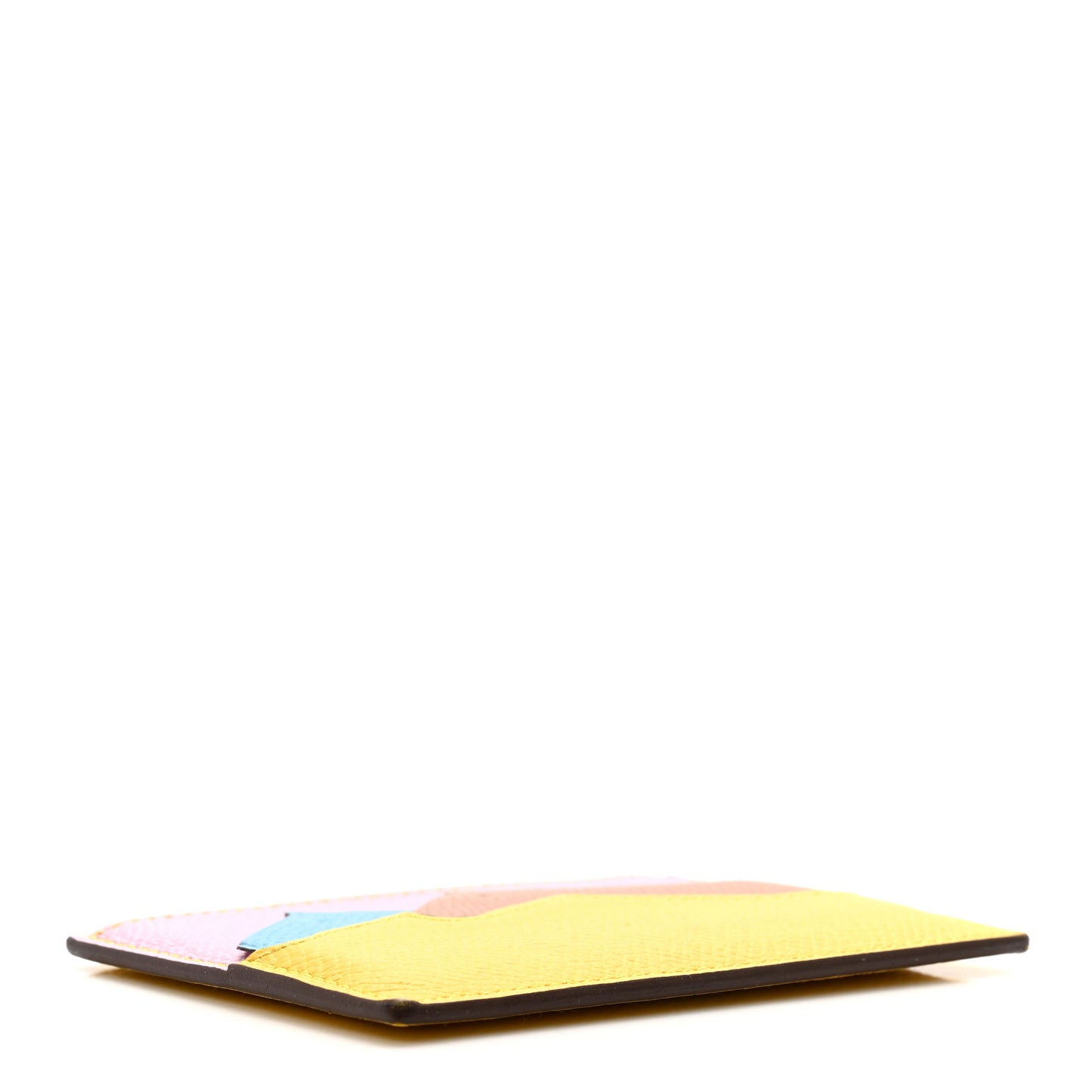 Epsom Les Petits Chevaux Card Holder Jaune De Naples Mauve Sylvestre Gold Bleu Du Nord