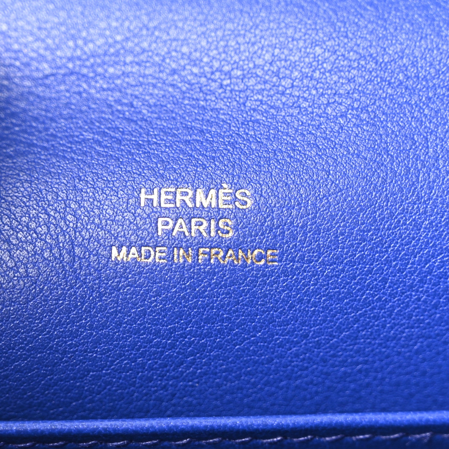 Hermes Swift Kelly Pochette Clutch Bleu Electrique 6 of 11