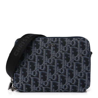 Christian Dior Oblique Messenger Pouch Black 1 of 12