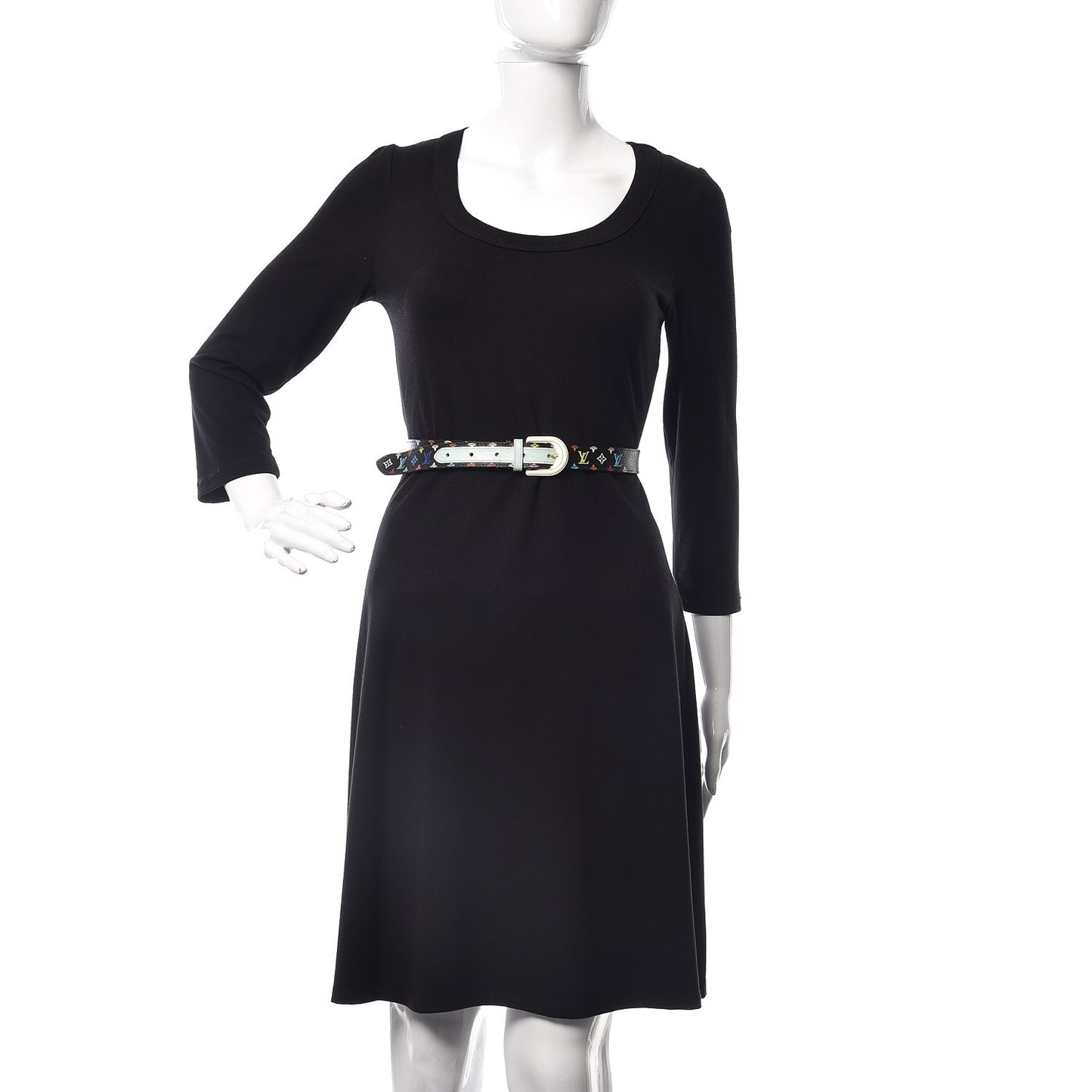 Monogram Multicolor Belt 80 32 Black