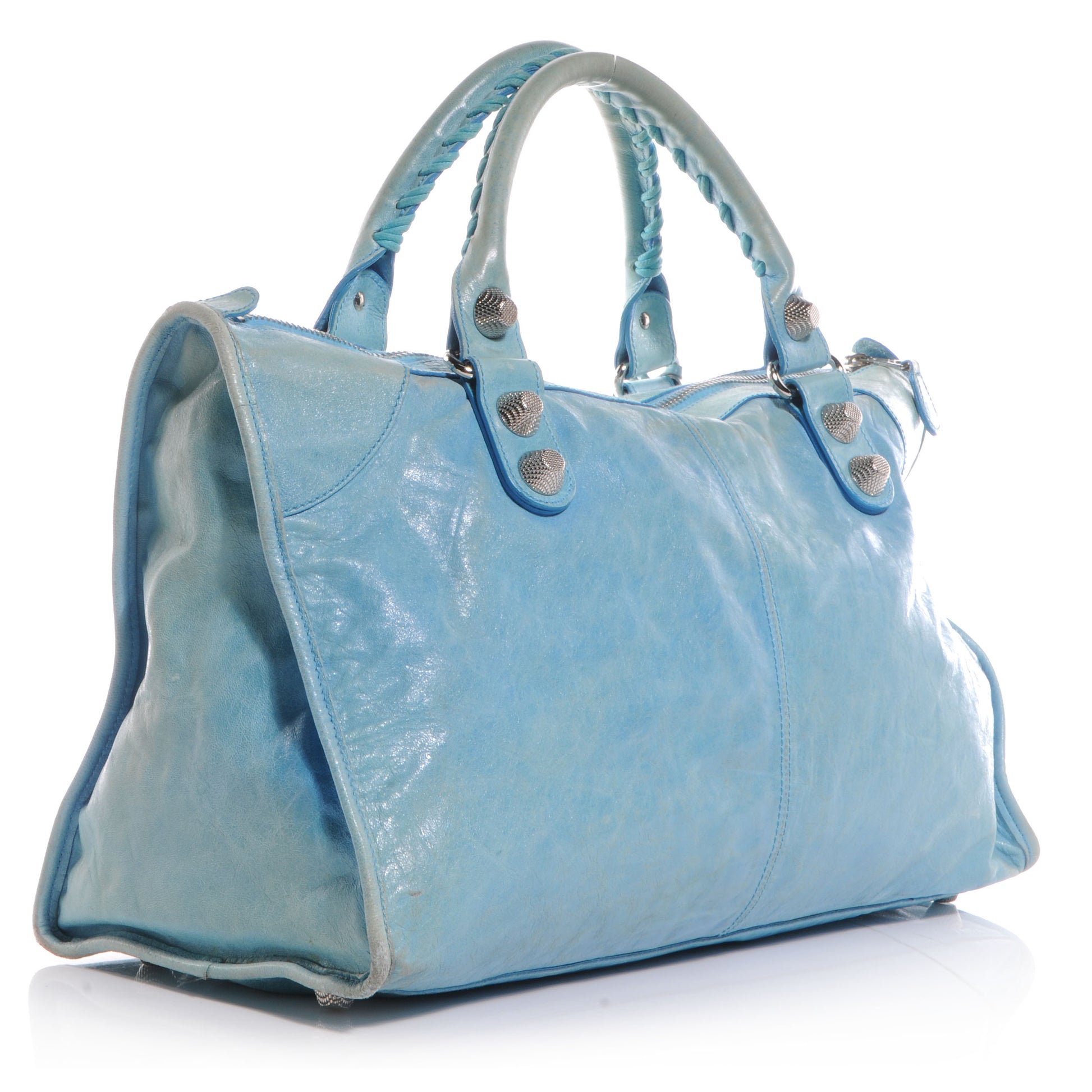 Balenciaga Agneau Giant 21 Silver Hardware Work Sky Silver Hardware 3 of 7